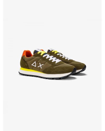 SUN68 SNEAKERS TOM SOLID NYLON.19 MILITARE
