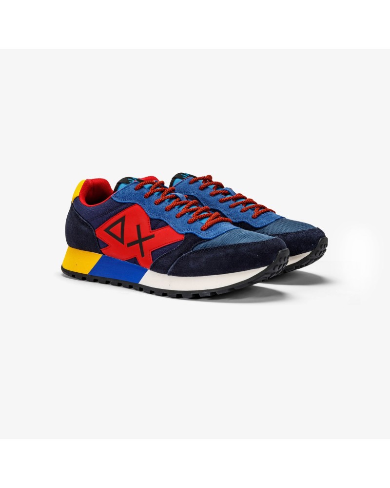 SUN68 SNEAKERS JAKI PARTY.07 NAVY BLUE