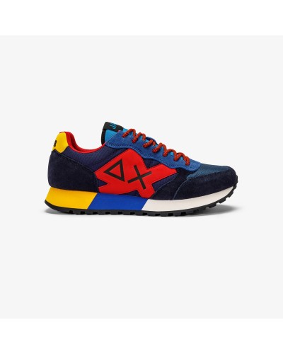 SUN68 SNEAKERS JAKI PARTY.07 NAVY BLUE