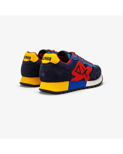 SUN68 SNEAKERS JAKI PARTY.07 NAVY BLUE