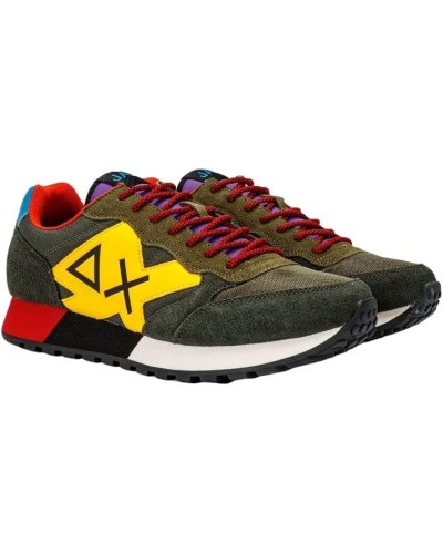 SUN68 SNEAKERS JAKI PARTY.74 MILITARE SCURO