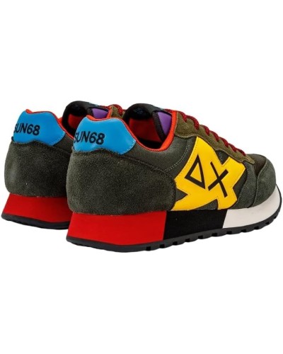 SUN68 SNEAKERS JAKI PARTY.74 MILITARE SCURO