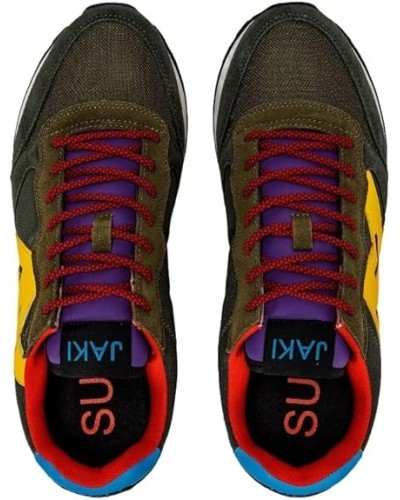 SUN68 SNEAKERS JAKI PARTY.74 MILITARE SCURO