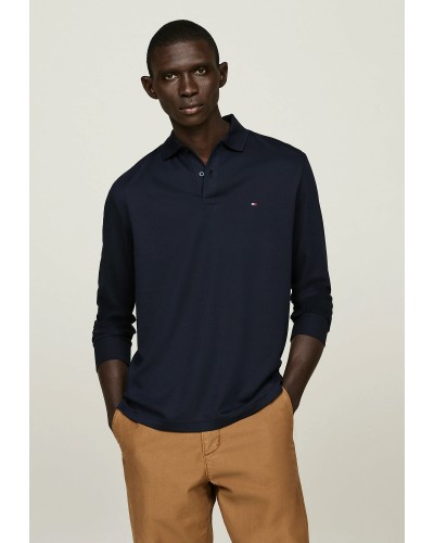 TOMMY HILFIGER POLO M/LUNGA L/S LIQUID COTTON RE.DW5 DESERT SKY