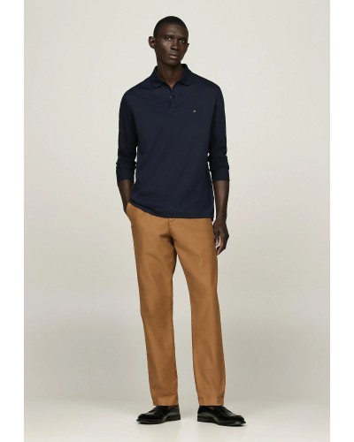 TOMMY HILFIGER POLO M/LUNGA L/S LIQUID COTTON RE.DW5 DESERT SKY