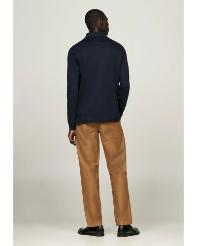 TOMMY HILFIGER POLO M/LUNGA L/S LIQUID COTTON RE.DW5 DESERT SKY