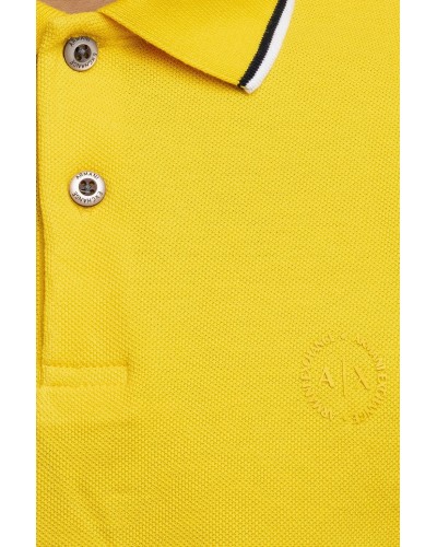 ARMANI AX POLO 100% COTTON.1646 SUPER LEMON
