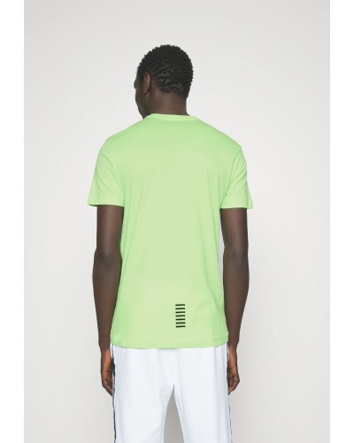 ARMANI EA7 T-SHIRT M/CORTA COTTON 95% ELASTANE 5%.1805 PARADISE GREEN