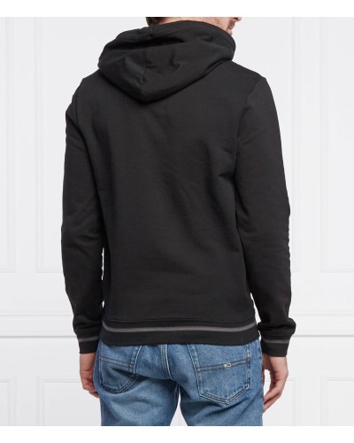 GUESS FELPA CHRISTIAN HOODIE FLEECE.JBLK Jet Black A996