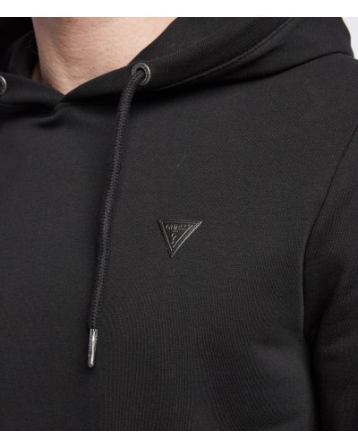 GUESS FELPA CHRISTIAN HOODIE FLEECE.JBLK Jet Black A996