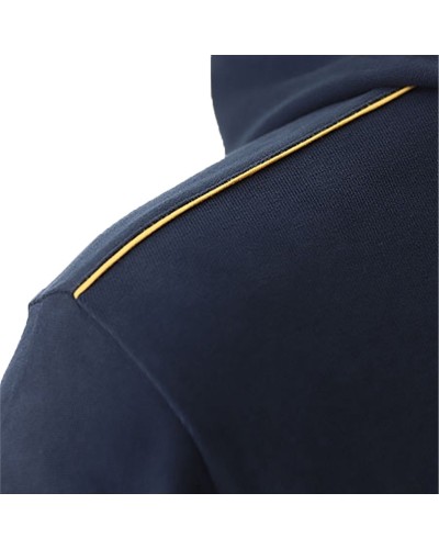 ARMANI EA7 FELPA C/CAPP 100% COTTON.00135 MARINE