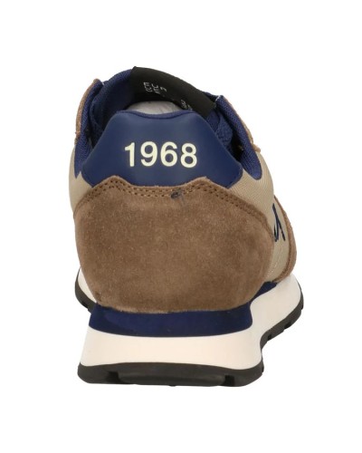 SUN68 SNEAKERS TOM SOLID NYLON.77 BEIGE SCURO