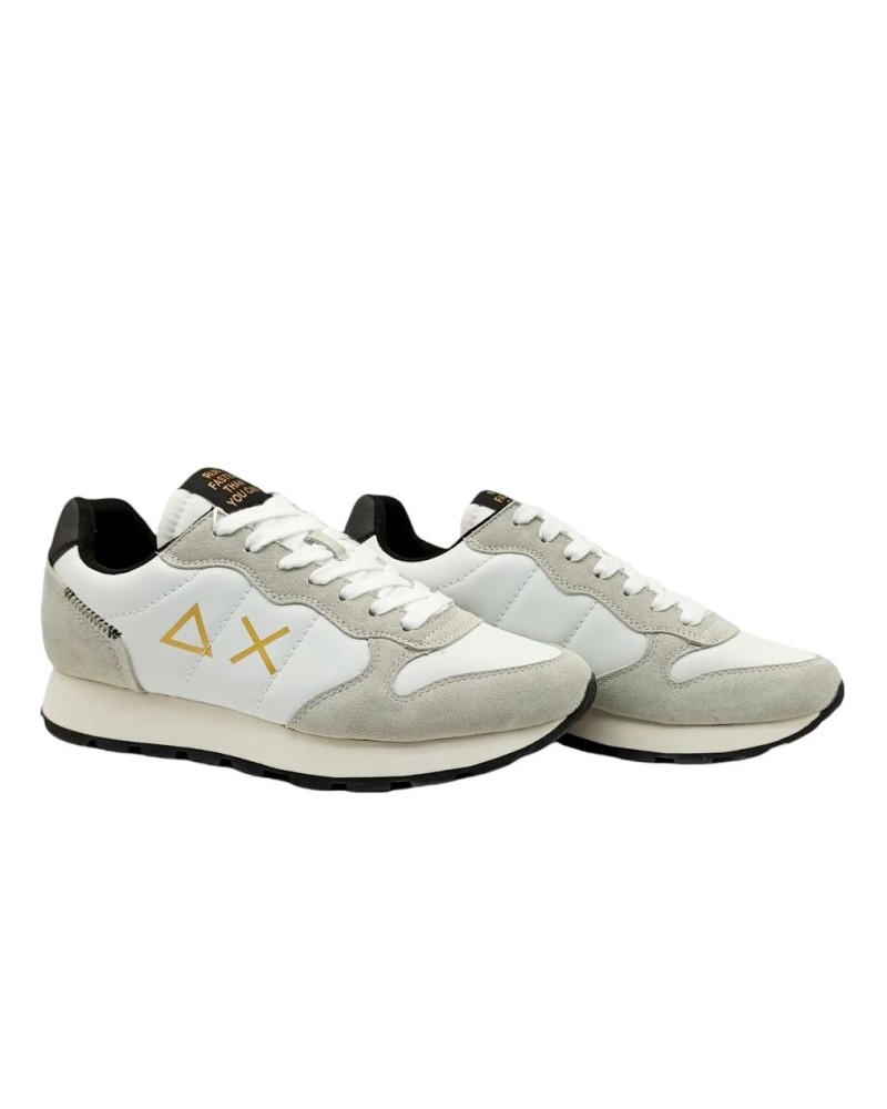SUN68 TOM SUEDE.31 BIANCO PANNA