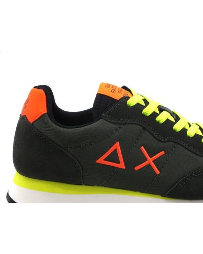 SUN68 TOM FLUO NYLON.74 MILITARE SCURO