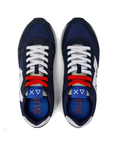 SUN68 SNEAKERS JAKI SOLID.07 NAVY BLUE