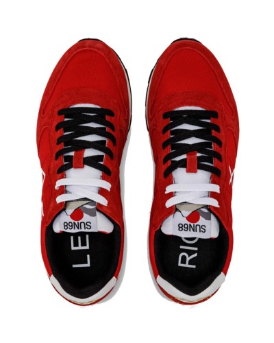 SUN68 SNEAKERS TOM IN JAPAN.10 ROSSO