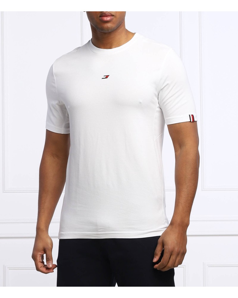 TOMMY HILFIGER T-SHIRT M/CORTA  ESSENTIALS SMALL LOG, YBR.YBR WHITE