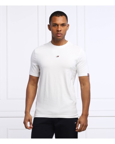 TOMMY HILFIGER T-SHIRT M/CORTA  ESSENTIALS SMALL LOG, YBR.YBR WHITE