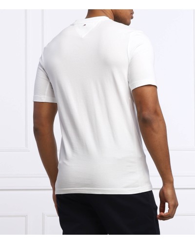 TOMMY HILFIGER T-SHIRT M/CORTA  ESSENTIALS SMALL LOG, YBR.YBR WHITE