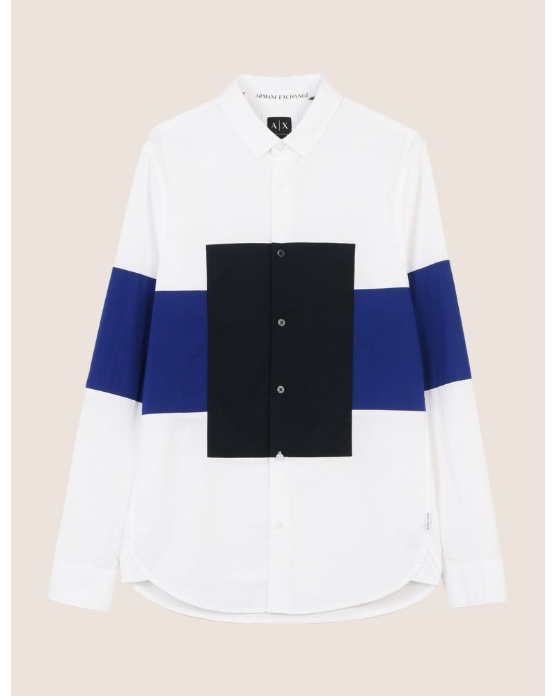 ARMANI AX CAMICIA ARMANI  JEANS ART 3ZZC17 - ZNCRZ WHITE