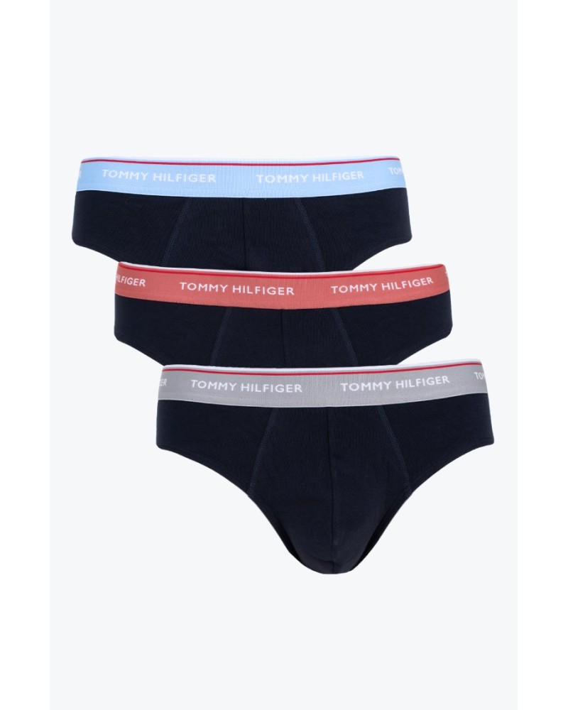 TOMMY HILFIGER 3PACK WB BRIEF.0WC PRIM RED/DESERT SKY/MOON BLUE