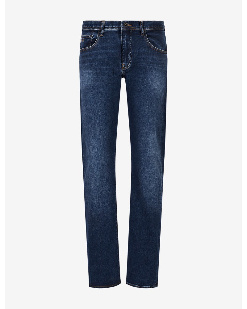 ARMANI AX JEANS 5TASK 20%POLYESTER,1%ELASTANE,79%COTTON.1500 INDIGO DENIM