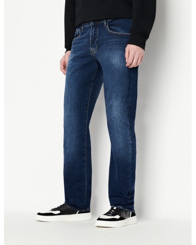ARMANI AX JEANS 5TASK 20%POLYESTER,1%ELASTANE,79%COTTON.1500 INDIGO DENIM