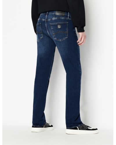 ARMANI AX JEANS 5TASK 20%POLYESTER,1%ELASTANE,79%COTTON.1500 INDIGO DENIM