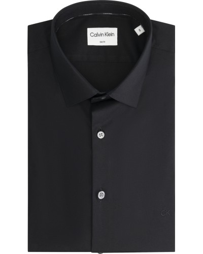 CK CAMICIA M/LUNGA POPLIN STRETCH SLIM.0G2 NAVY
