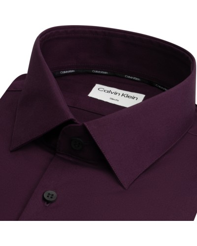 CK CAMICIA M/LUNGA POPLIN STRETCH SLIM.0G2 NAVY