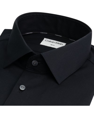 CK CAMICIA M/LUNGA POPLIN STRETCH SLIM.0G2 NAVY