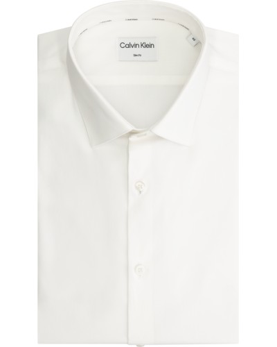 CK CAMICIA M/LUNGA POPLIN STRETCH SLIM.0G2 NAVY