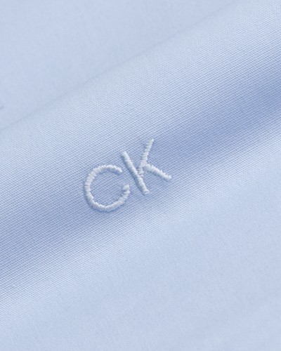 CK CAMICIA M/LUNGA POPLIN STRETCH SLIM.0G2 NAVY