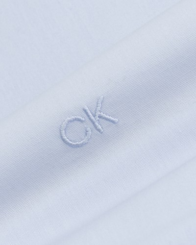 CK CAMICIA M/LUNGA POPLIN STRETCH SLIM.0G2 NAVY