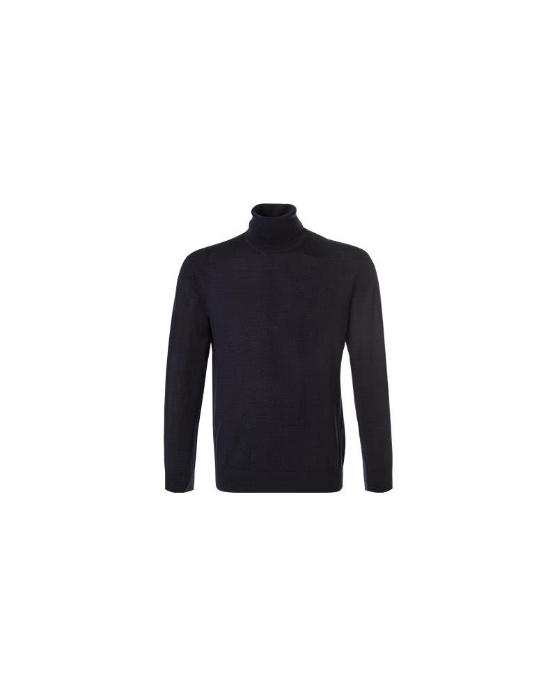 ARMANI AX MAGLIONCINO GIROCOLLO  95% COTTON, 5% CASHMERE.1510 NAVY