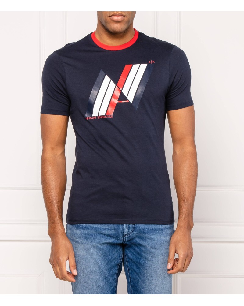 ARMANI AX T-SHIRT UOMO.1510 NAVY