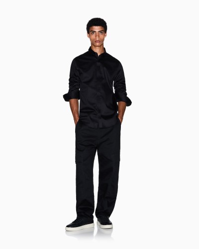 ARMANI AX CAMICIA SHIRT.1200 BLACK