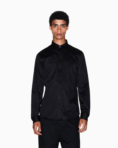 ARMANI AX CAMICIA SHIRT.1200 BLACK