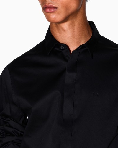 ARMANI AX CAMICIA SHIRT.1200 BLACK