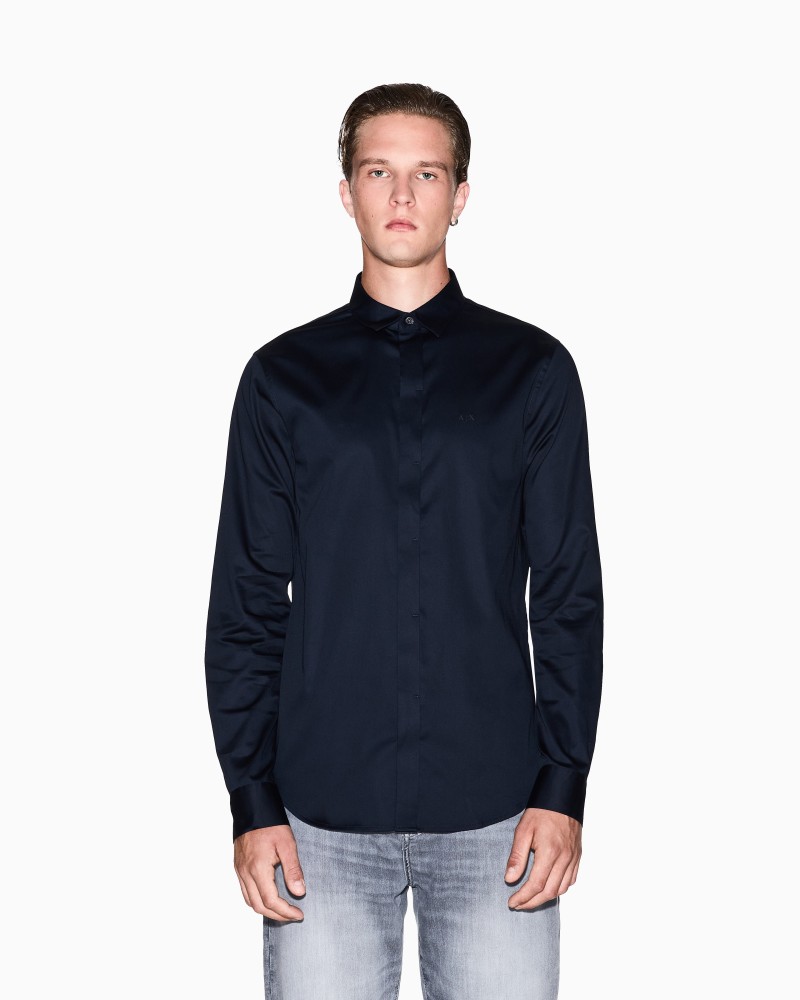 ARMANI AX CAMICIA SHIRT.1510 NAVY