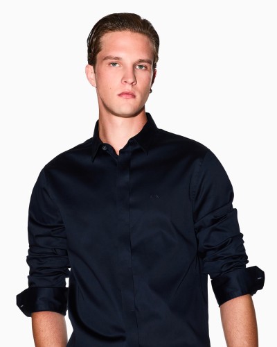 ARMANI AX CAMICIA SHIRT.1510 NAVY