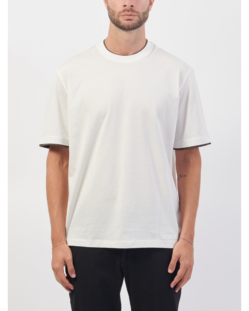ARMANI AX T-SHIRT M/CORTA 100%COTTON.1116 OFF WHITE ARMANI AX T-SHIRT M/CORTA 100%COTTON.1116 OFF WHITE