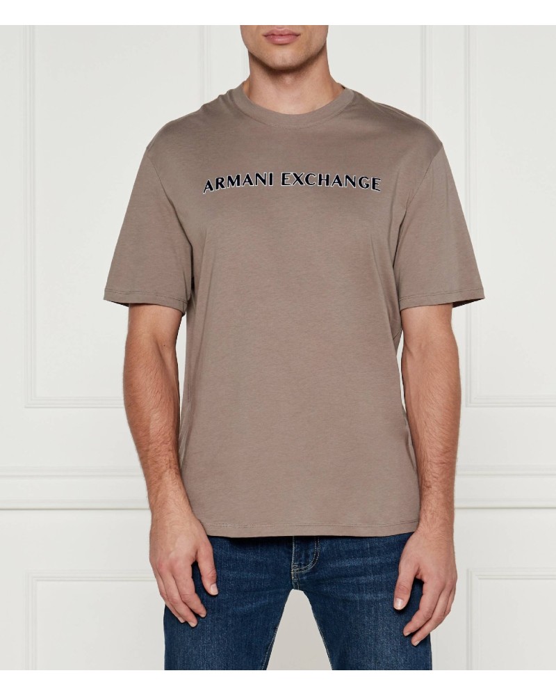 ARMANI AX T-SHIRT M/CORTA 100%COTTON.17AC DRIFTWOOD