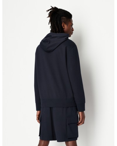 ARMANI AX FELPA C/CAPP 100%COTTON.1510 NAVY