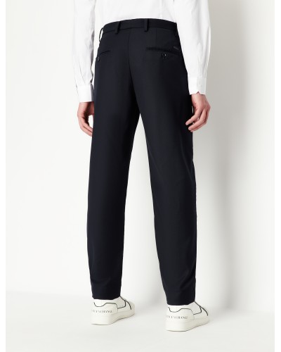 ARMANI AX PANTALONI PANTABITO 26%VISCOSE,68%POLYESTER,6%WOOL.1510 NAVY