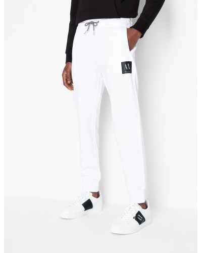 ARMANI AX PANTALONI PANTATUTA 100%COTTON.1100 WHITE