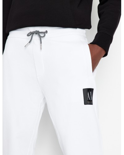 ARMANI AX PANTALONI PANTATUTA 100%COTTON.1100 WHITE