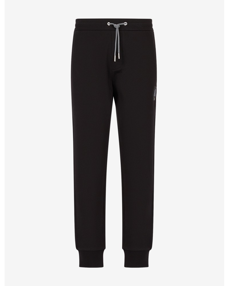 ARMANI AX PANTALONI PANTATUTA 100%COTTON.1200 BLACK