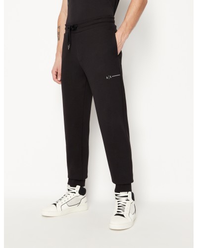 ARMANI AX PANTALONI PANTATUTA 41%POLYESTER,59%COTTON.1200 BLACK