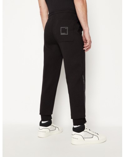 ARMANI AX PANTALONI PANTATUTA 41%POLYESTER,59%COTTON.1200 BLACK